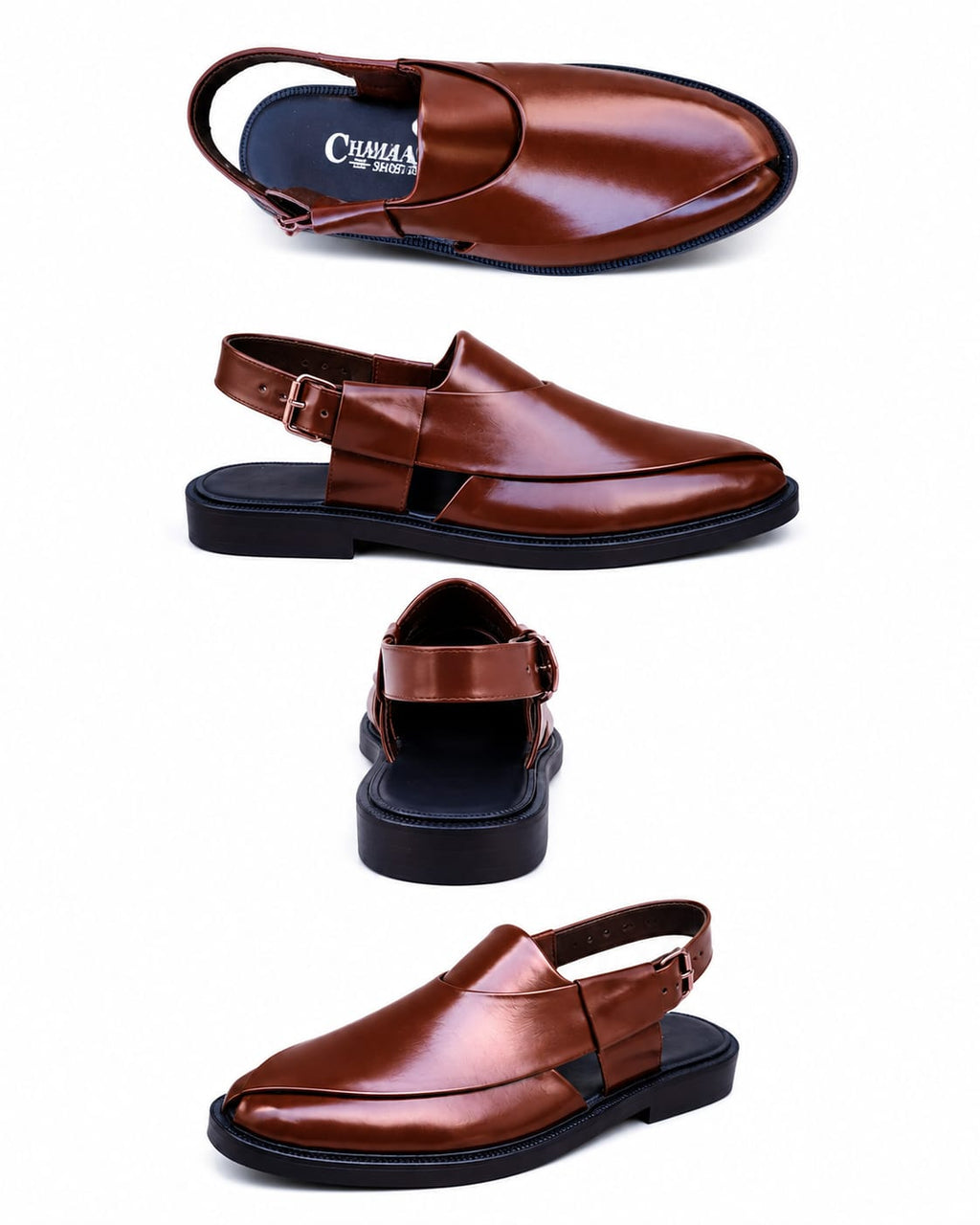 Peshawari Chappal for Men's - BROWN