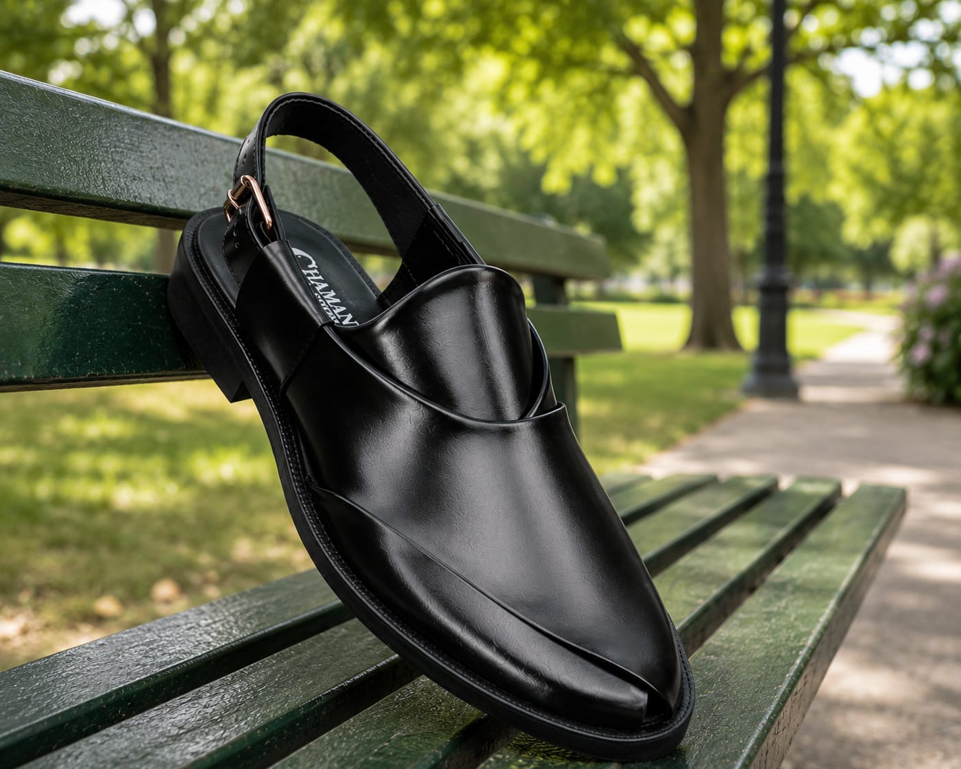 Peshawari Chappal for Men's- BLACK