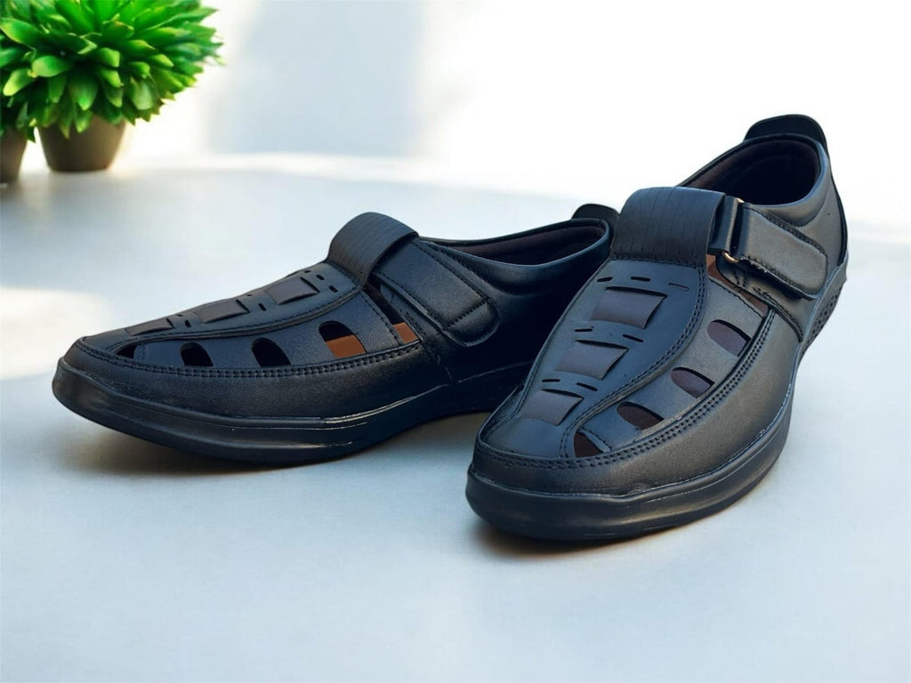 Ultra soft and comfortable shoes for Men's ( TPR-210 ) - BLACK