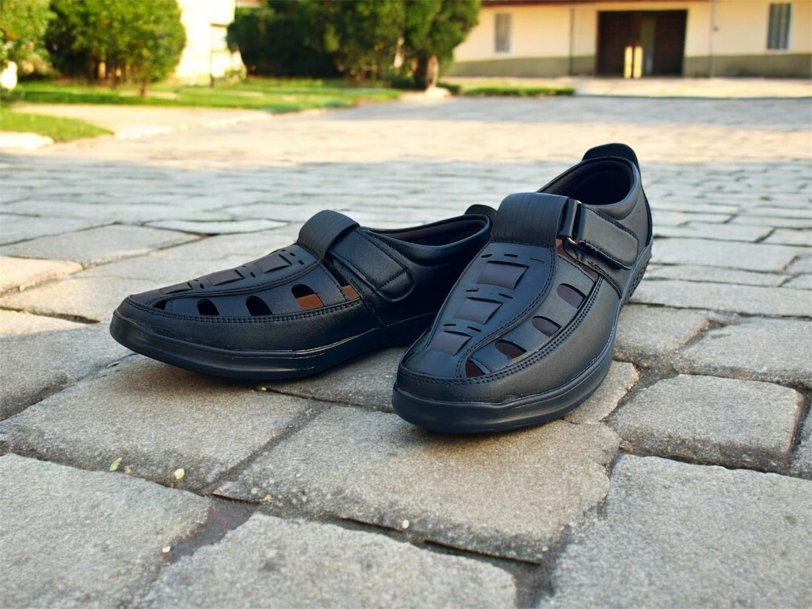 Ultra soft and comfortable shoes for Men's ( TPR-210 ) - BLACK