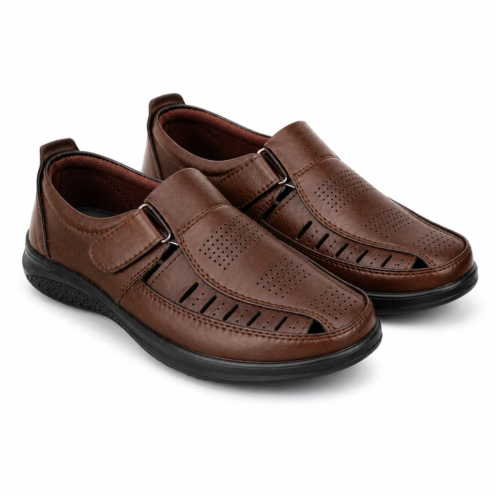 Ultra Soft and Comfortable shoes for Men's ( TPR- 110 ) - BROWN