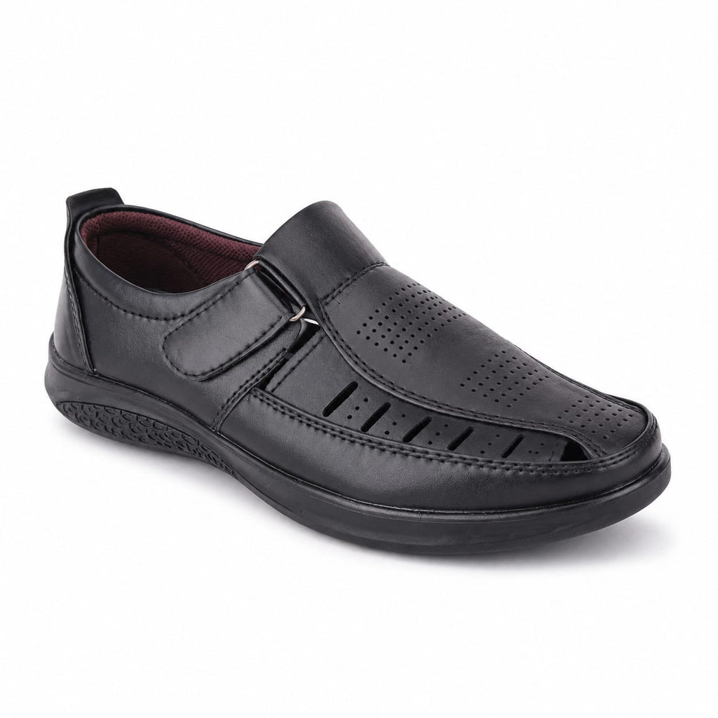 Ultra Soft and Comfortable shoes for Men's ( TPR-110 ) - BLACK