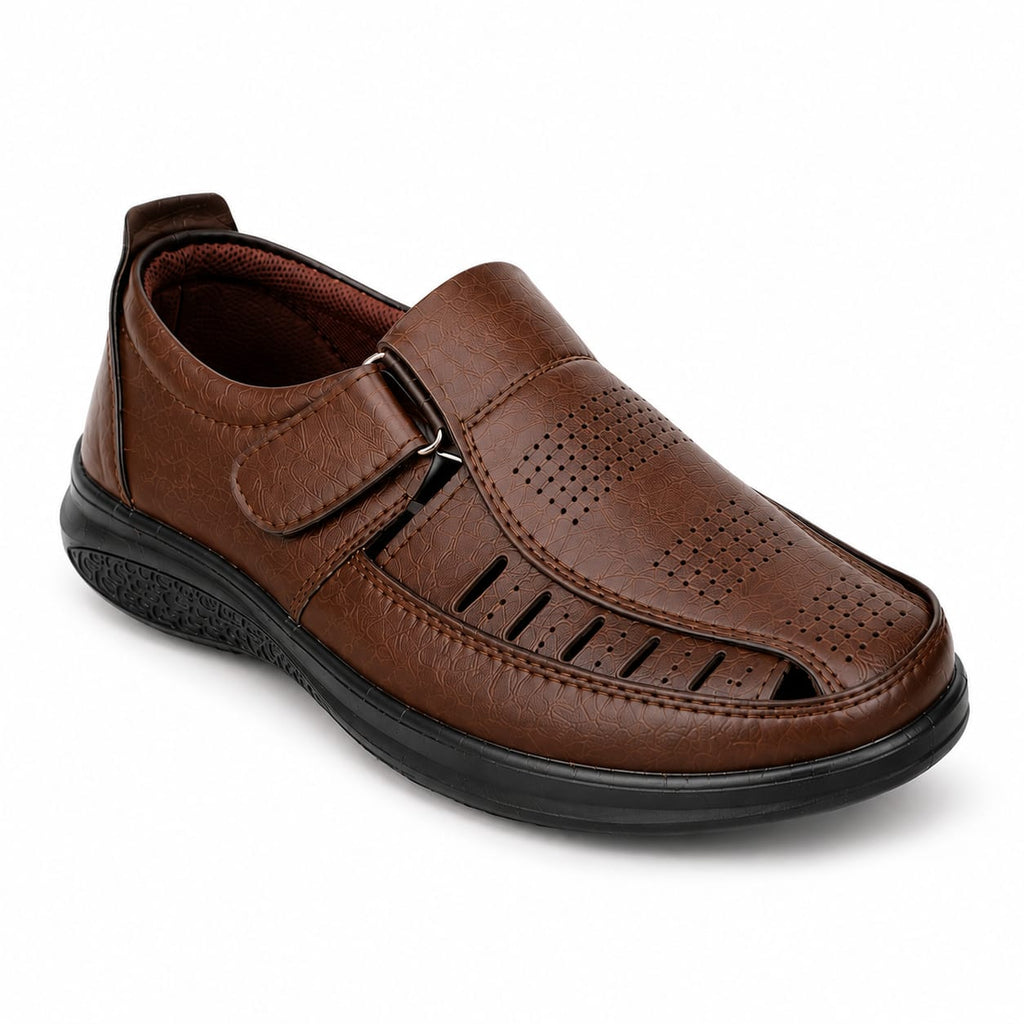 Ultra Soft and Comfortable shoes for Men's ( TPR- 110 ) - BROWN